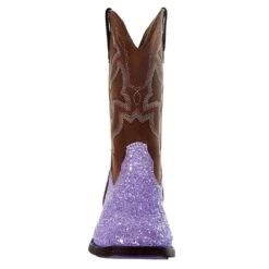 Roper NRS Exclusive Kids Footwear Purple Glitter Cowgirl Boot -Root Walk Shoes Store 09 018 1225 2962 2