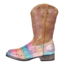 Roper Girls Glitter Rainbow Boot -Root Walk Shoes Store 09 018 1903 2141 2