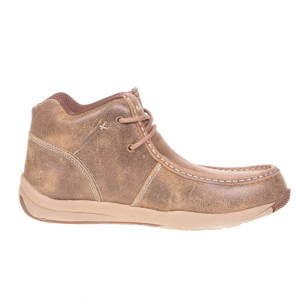 Roper Footwear Men's Tan Vintage Antiqued Chukka Shoes 5 Roper Footwear Men's Tan Vintage Antiqued Chukka Shoes - Image 3