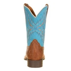 Ariat Youth Arena Rebound Billy Brown And Wild Blue Boot -Root Walk Shoes Store 10031542 5