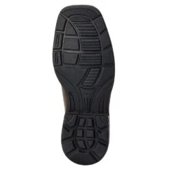 Ariat Kids VentTek Cocoa Brown Work Orange Cowboy Boot -Root Walk Shoes Store 10034159 4