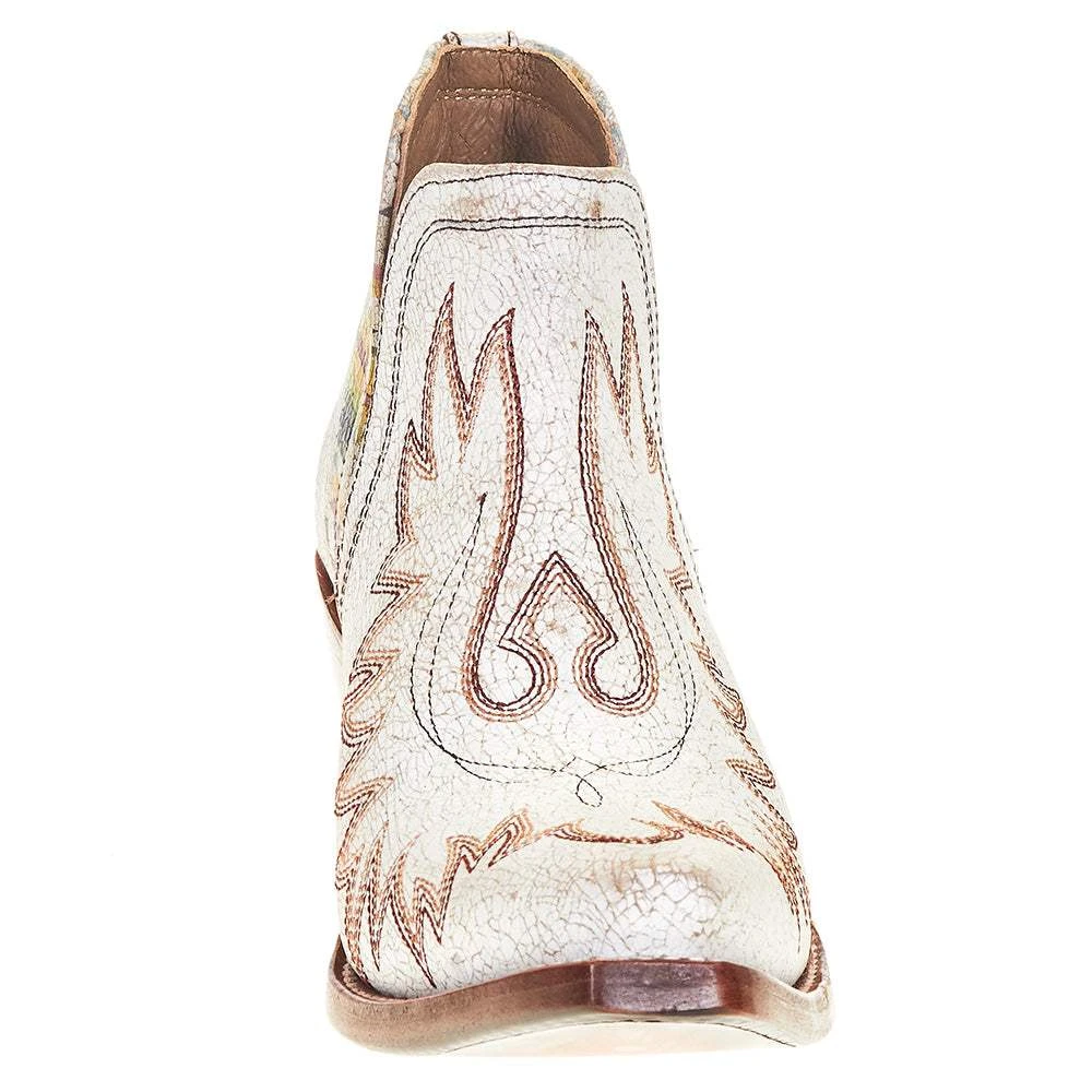 Women's Ariat Pendleton Crackled White Dixon Boot 4 Women's Ariat Pendleton Crackled White Dixon Boot - Image 2