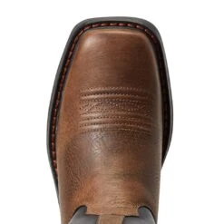 Ariat Youth Rust And Black Workhog XT Square Toe Western Boot -Root Walk Shoes Store 10040399 4