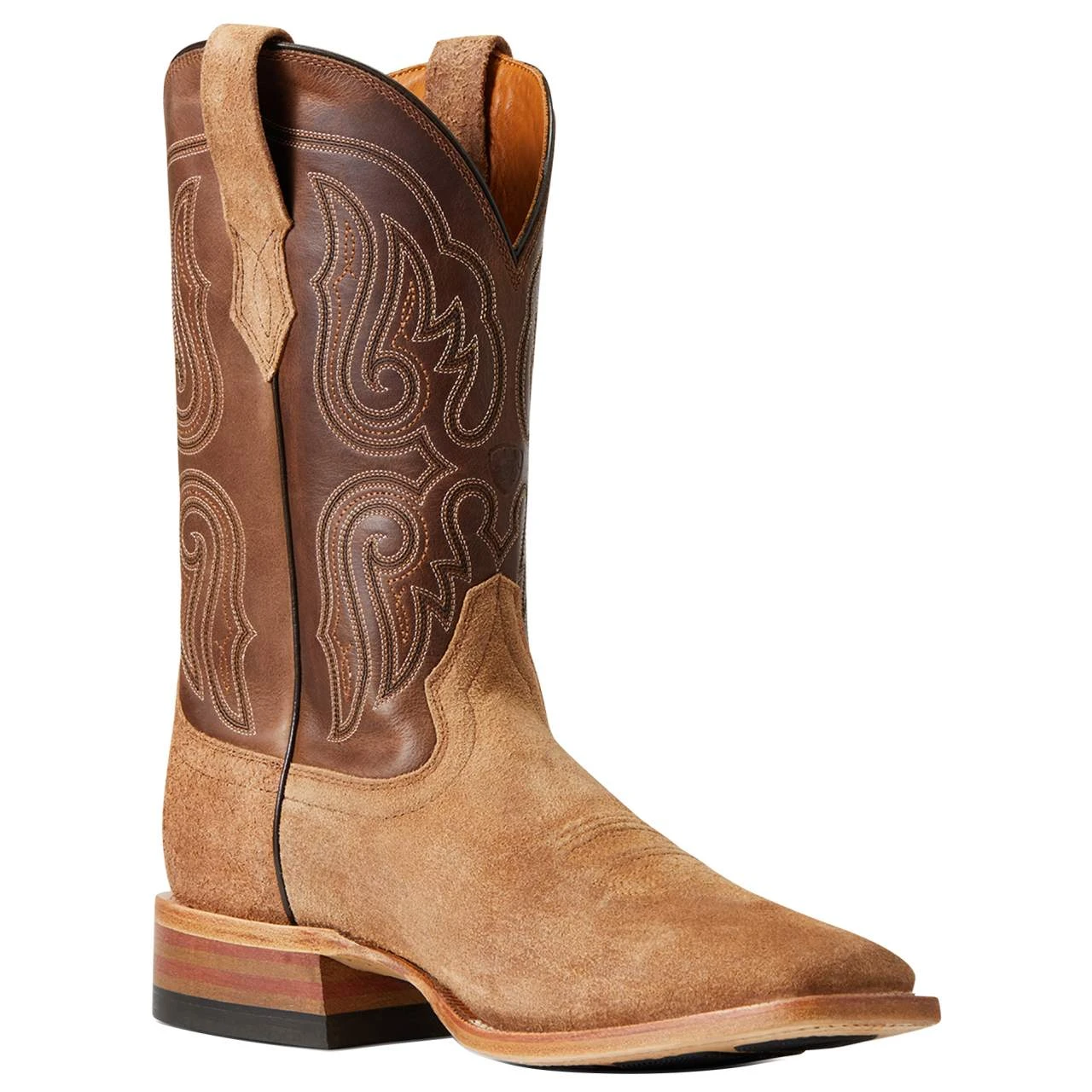 Ariat Men`s Relentless Sic`em Frontier Brown Roughout Cowboy Boots 6 Ariat Men`s Relentless Sic`em Frontier Brown Roughout Cowboy Boots - Image 4