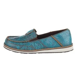 Ariat Women's Brushed Turquoise Casual 9 Ariat Women's Brushed Turquoise Casual -Root Walk Shoes Store 10042526 3
