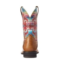 Ariat Youth Tan Lonestar Ridge Serape Cowgirl Boot -Root Walk Shoes Store 10042595 3