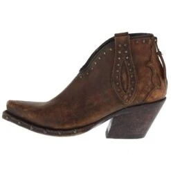 Ariat Women's Greeley Naturally Distressed Brown Bootie -Root Walk Shoes Store 10044397 03