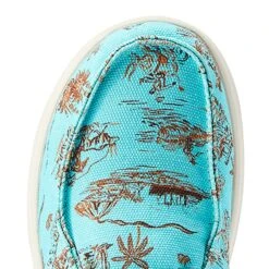 Ariat Women's Turquoise Western Aloha Paniolo Hilo Casual -Root Walk Shoes Store 10044520 05