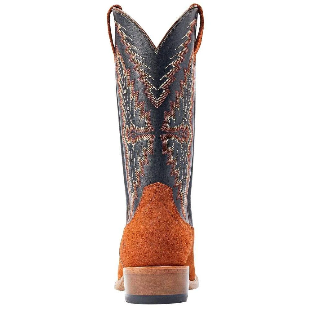 Ariat Men's Futurity Showman Dark Copper Roughout Classic Black Top 6 Ariat Men's Futurity Showman Dark Copper Roughout Classic Black Top - Image 4