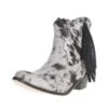 Women's Cowhide Hair On Hide Ankle Booties -Root Walk Shoes Store 102873 default l