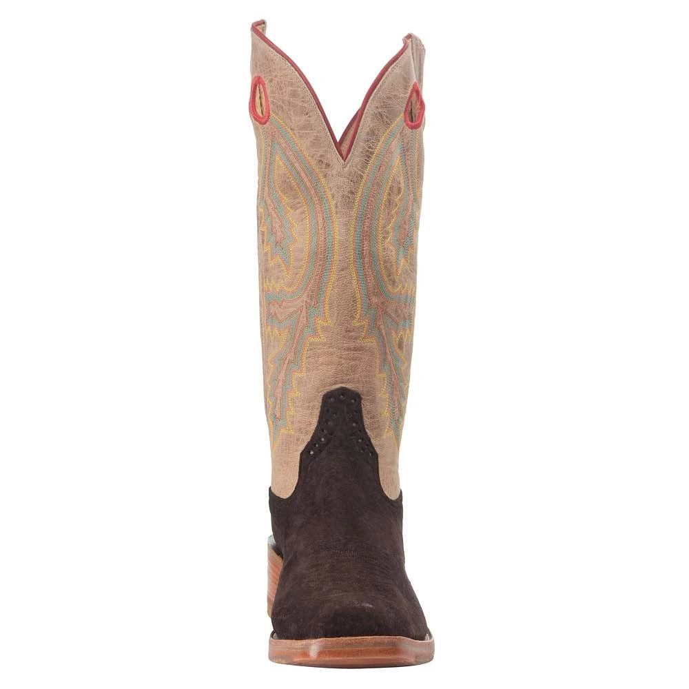 Rios Of Mercedes Men's Cafe Carpincho 15in. Ivory Mad Dog Top Cutter Toe Boot 4 Rios Of Mercedes Men's Cafe Carpincho 15in. Ivory Mad Dog Top Cutter Toe Boot - Image 2