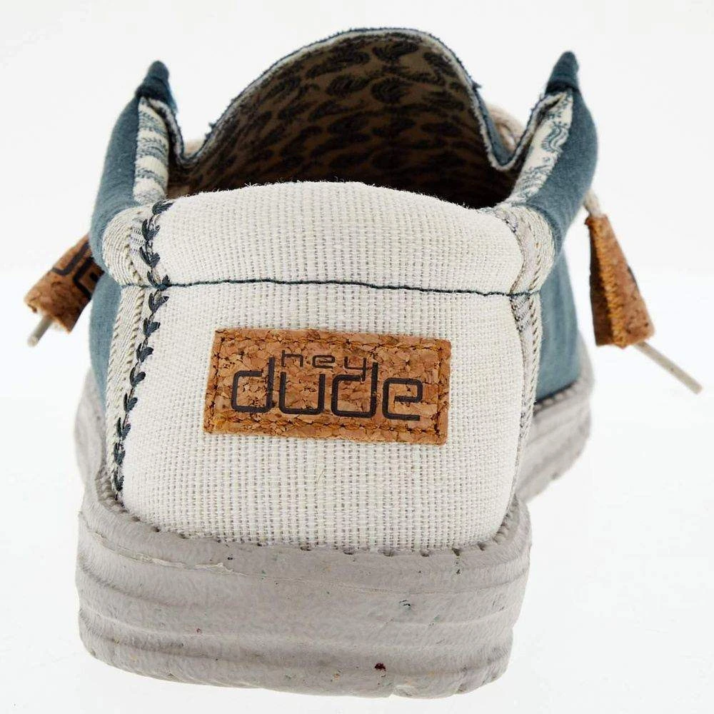Heydude Men's Hey Dude Wally Line Natural Teal 5 Heydude Men's Hey Dude Wally Line Natural Teal - Image 3
