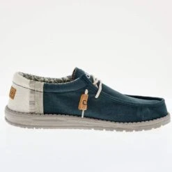Heydude Men's Hey Dude Wally Line Natural Teal 10 Heydude Men's Hey Dude Wally Line Natural Teal -Root Walk Shoes Store 110798357 05