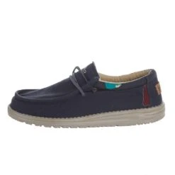 Heydude Men`s Hey Dude Wally Washed Blue Space 9 Heydude Men`s Hey Dude Wally Washed Blue Space -Root Walk Shoes Store 111522133 3