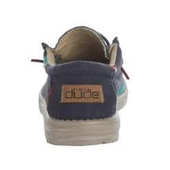 Heydude Men`s Hey Dude Wally Washed Blue Space 10 Heydude Men`s Hey Dude Wally Washed Blue Space -Root Walk Shoes Store 111522133 4