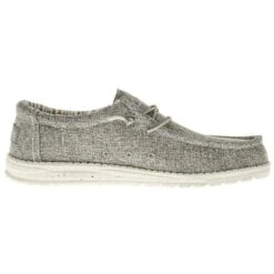 Heydude Men`s Hey Dude Wally Eco- Linen Iron 11 Heydude Men`s Hey Dude Wally Eco- Linen Iron -Root Walk Shoes Store 112473915 05