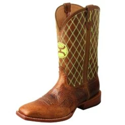 Twisted X Men's Hooey Square Toe 12in. Cowboy Boot