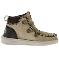 Heydude Women`s Hey Dude Eloise Recycled Leather Oak Casual -Root Walk Shoes Store 121890652 05