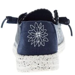 Heydude Women`s Hey Dude Wendy Patch Geo Coneflower Navy Casual -Root Walk Shoes Store 122402768 04