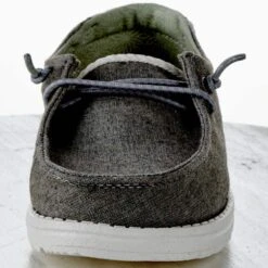 Heydude Hey Dude Youth Wendy Chambray Braid Grey 8 Heydude Hey Dude Youth Wendy Chambray Braid Grey -Root Walk Shoes Store 130123327 02