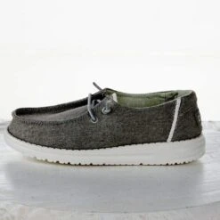 Heydude Hey Dude Youth Wendy Chambray Braid Grey 9 Heydude Hey Dude Youth Wendy Chambray Braid Grey -Root Walk Shoes Store 130123327 03