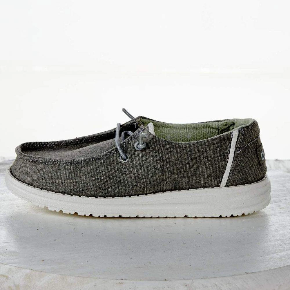 Heydude Hey Dude Youth Wendy Chambray Braid Grey 5 Heydude Hey Dude Youth Wendy Chambray Braid Grey - Image 3