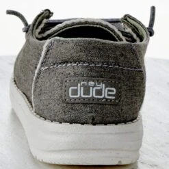 Heydude Hey Dude Youth Wendy Chambray Braid Grey 10 Heydude Hey Dude Youth Wendy Chambray Braid Grey -Root Walk Shoes Store 130123327 04