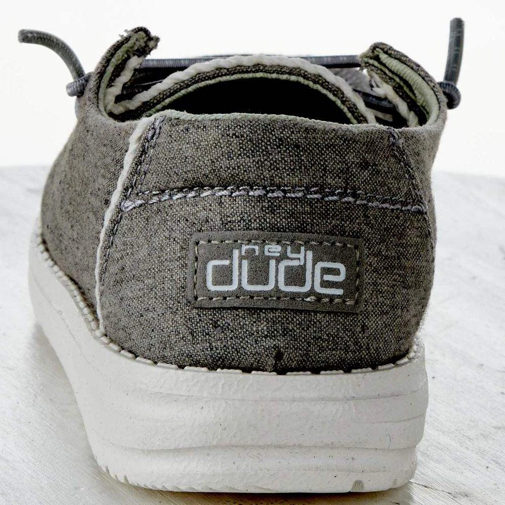 Heydude Hey Dude Youth Wendy Chambray Braid Grey 6 Heydude Hey Dude Youth Wendy Chambray Braid Grey - Image 4