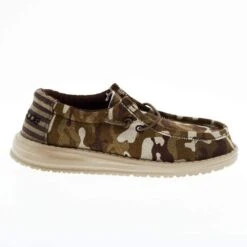 Heydude Kids Hey Dude Wally Camo Flag Casual -Root Walk Shoes Store 130137037 05