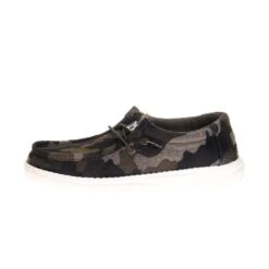 Heydude Youth Hey Dude Wally Linen Camo Casual 9 Heydude Youth Hey Dude Wally Linen Camo Casual -Root Walk Shoes Store 130157003 2