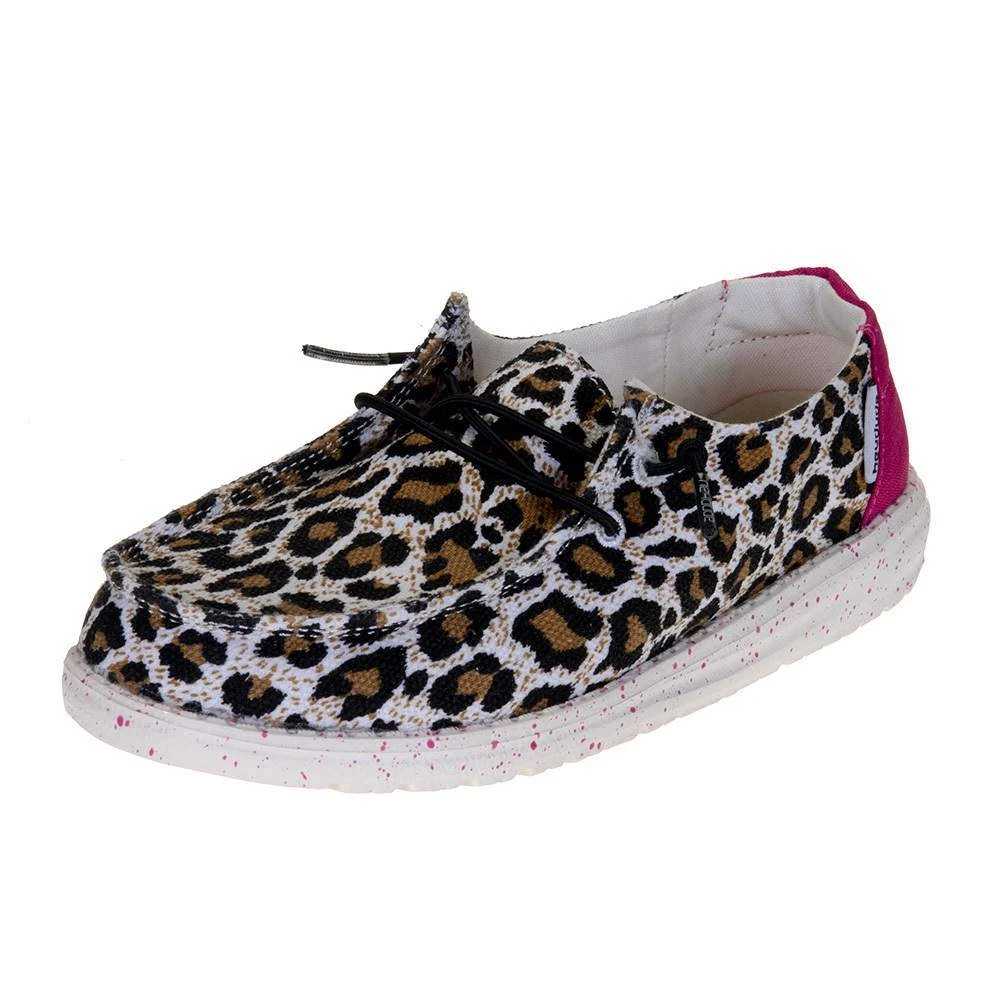 Heydude Youth Hey Dude Cheetah Wendy Casual Shoe 3 Heydude Youth Hey Dude Cheetah Wendy Casual Shoe