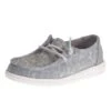 Heydude Hey Dude Wendy Youth Cat Eye Grey Casual Shoes -Root Walk Shoes Store 136810 default l