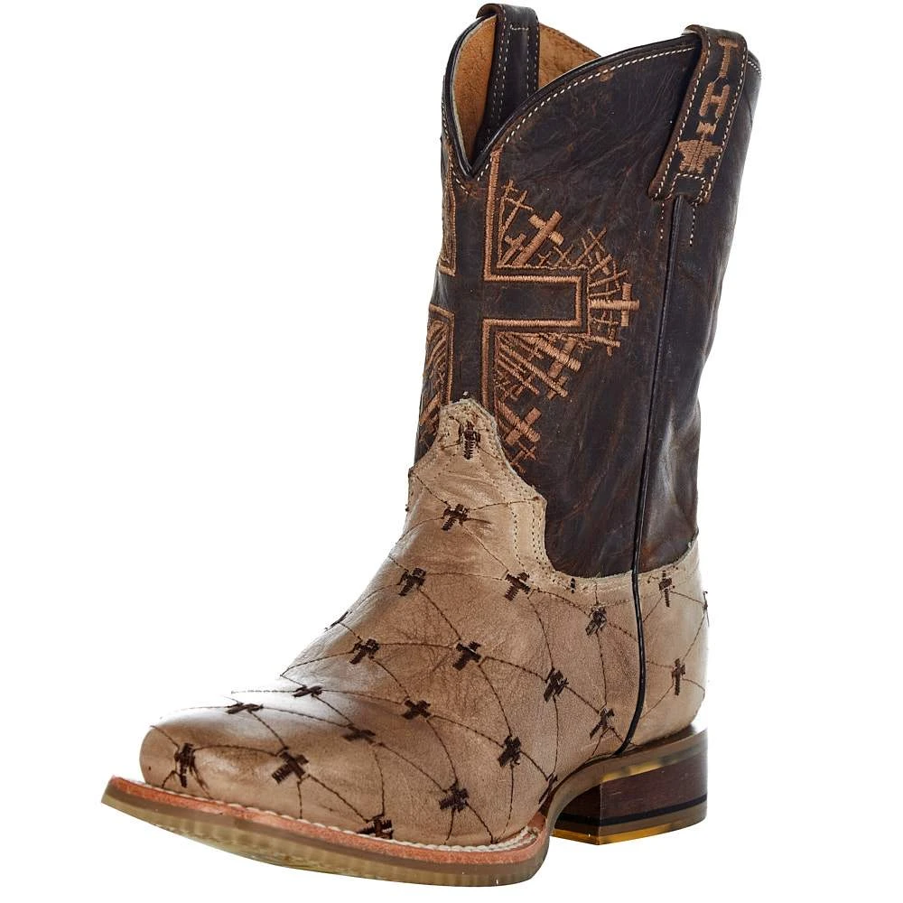 Tin Haul Footwear Youth Lil Gospel Cowboy Boot 4 Tin Haul Footwear Youth Lil Gospel Cowboy Boot - Image 2