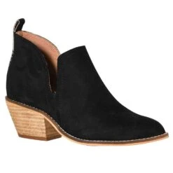 Corkys Footwear Women's Corkys Stassi Black Booties