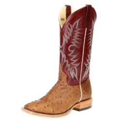 Horsepower Men's Horsepower Kango Tobac 13in. Red Top Square Toe Cowboy Boots