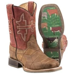 Tin Haul Footwear Kids 3D Cowboy Boot