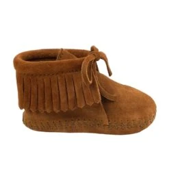Minnetonka Fringe Infant Bootie 1482 -Root Walk Shoes Store 1482 3