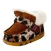 Twisted X Infant Leopard Print Sherpa Lined Driving Moc -Root Walk Shoes Store 150058 default l