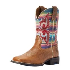 Ariat Youth Tan Lonestar Ridge Serape Cowgirl Boot
