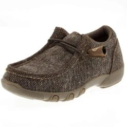 Roper Kids Chillin Brown Canvas Casual Shoe