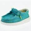 HeydudeToddler Hey Dude Wally Green Chambray Gamer Casual 2 HeydudeToddler Hey Dude Wally Green Chambray Gamer Casual -Root Walk Shoes Store 158066 default l