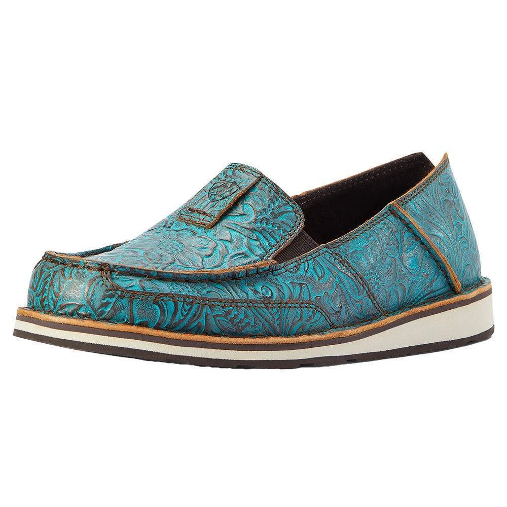 Ariat Women's Brushed Turquoise Casual 3 Ariat Women's Brushed Turquoise Casual
