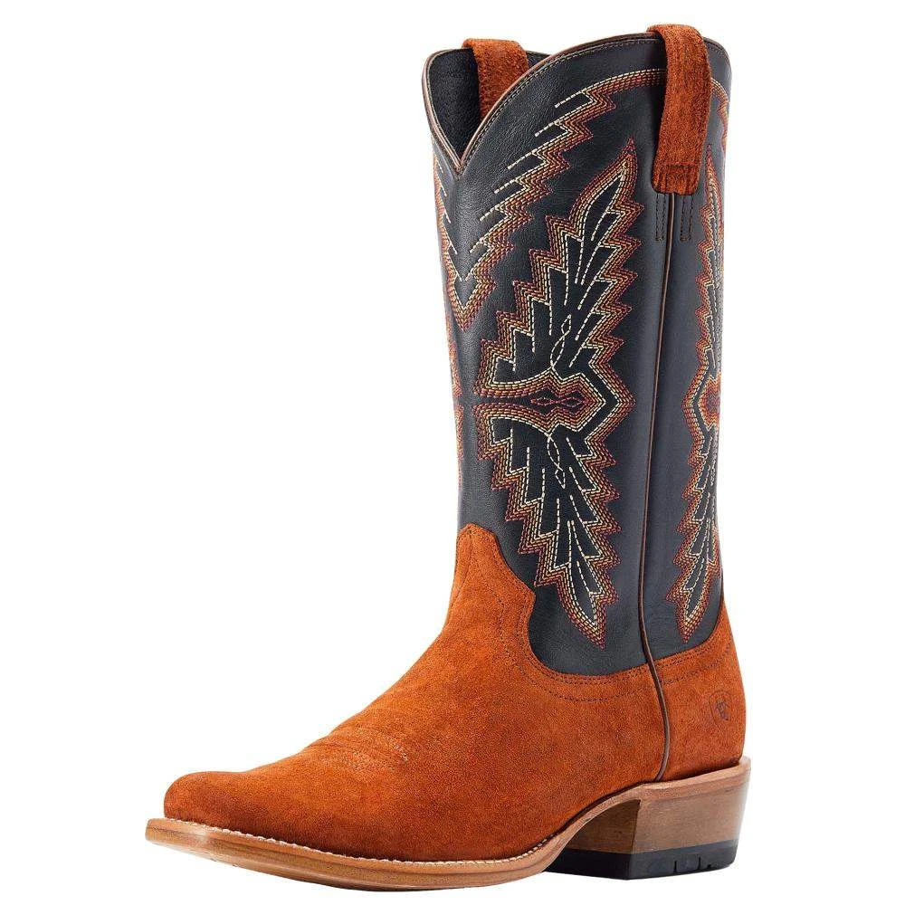 Ariat Men's Futurity Showman Dark Copper Roughout Classic Black Top 3 Ariat Men's Futurity Showman Dark Copper Roughout Classic Black Top