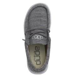 Heydude Toddler Hey Dude Linen Stone Wally Casual Shoes -Root Walk Shoes Store 160010704 4