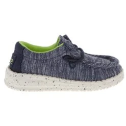 Heydude Toddler Hey Dude Wally Stretch Navy Speckle Casual -Root Walk Shoes Store 160012778 05