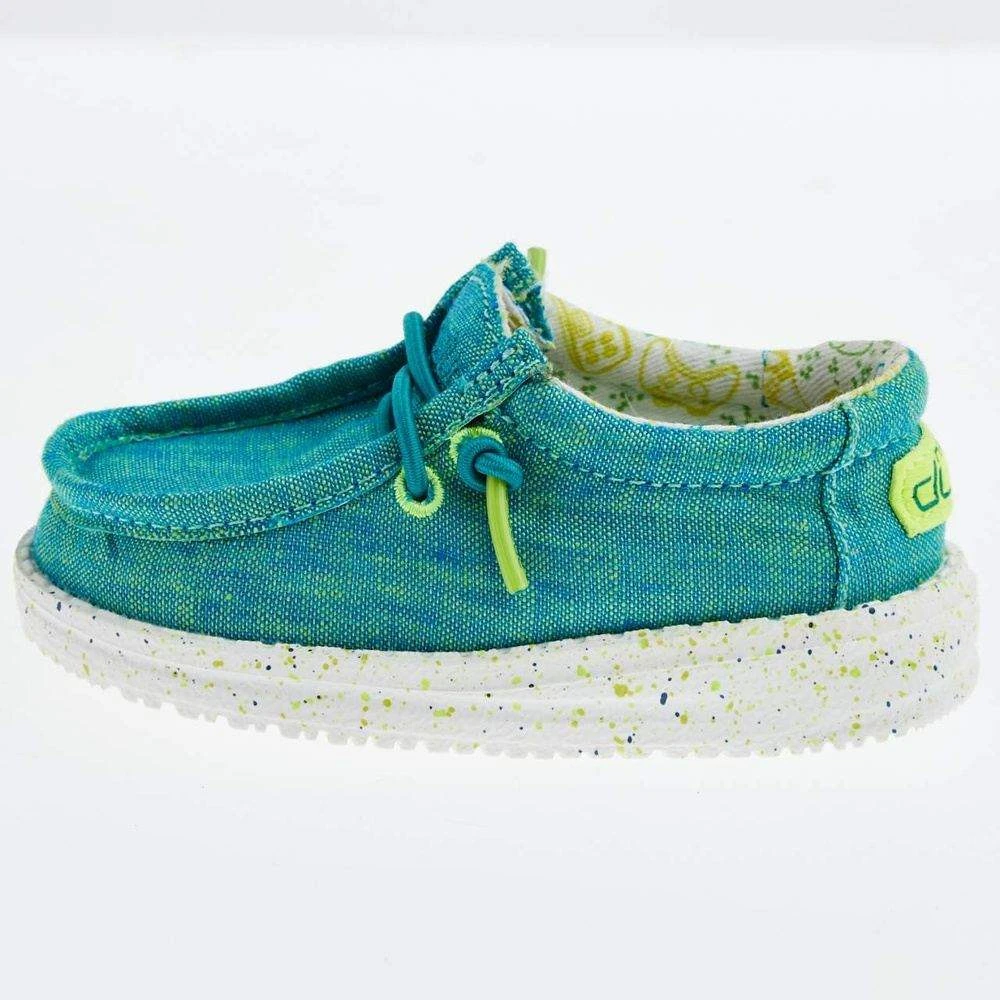 HeydudeToddler Hey Dude Wally Green Chambray Gamer Casual 5 HeydudeToddler Hey Dude Wally Green Chambray Gamer Casual - Image 3