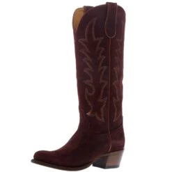 Macie Bean Women's 15in. Top Red Cabernet Cowgirl Boot