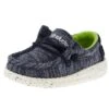 Heydude Toddler Hey Dude Wally Stretch Navy Speckle Casual -Root Walk Shoes Store 160769 default l