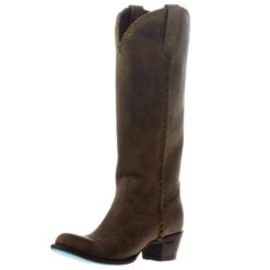 Lane Boots Women's Brown Plain Jane 16 In Top Cowgirl Boot