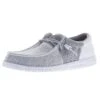 Heydude Men's Hey Dude Wally Tri Stone White Casual Shoe